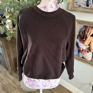 perfectwhitetee Women's ziggy sweatshirt  in Dark Brown